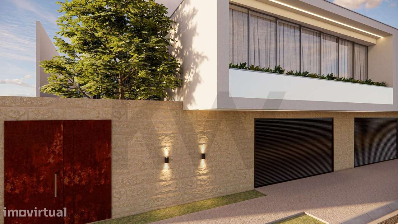MORADIA DE LUXO T4 - 3 FRENTES – 2 PISOS - COM PISCINA E JARDIM - GUIM - Grande imagem: 2/20
