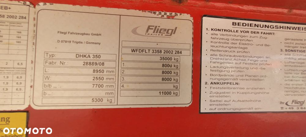 Fliegl DHKA 350, BPW, 38m3,BRUTTO!!!Zarejestrowana w PL - 20