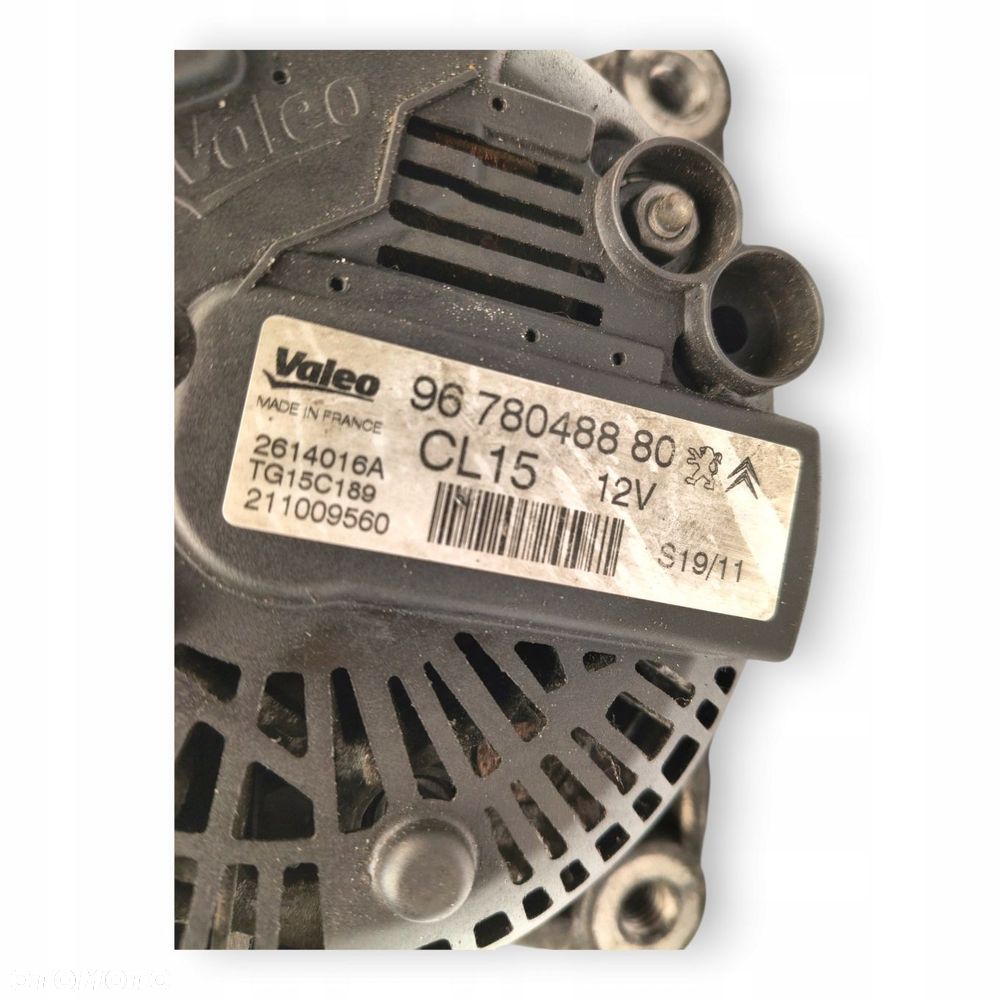 ALTERNATOR Peugeot 308 508 3008 Citroen C4 1.6 HDi 150A 9678048880 TG15C189 - 7