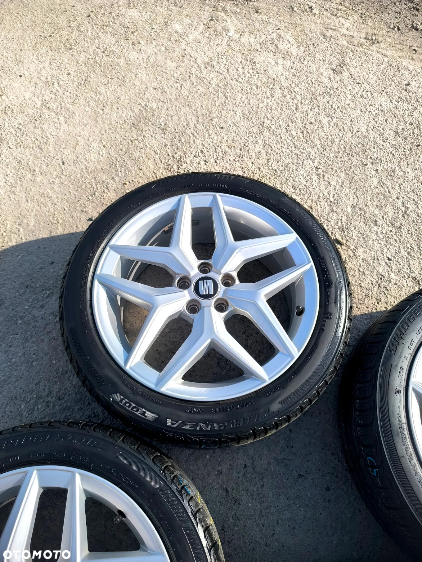 5x100 Alufelgi Felgi Aluminiowe 17 Koła Letnie Lato SEAT 6F0 6F IBIZA V 5 TOLEDO IV 4 SKODA FABIA IV 4 III 3 RAPID I II 2 VW POLO VI 6 V 5 POLO PLUS 6mm Legnica ALU-RAD 215/45 - 8
