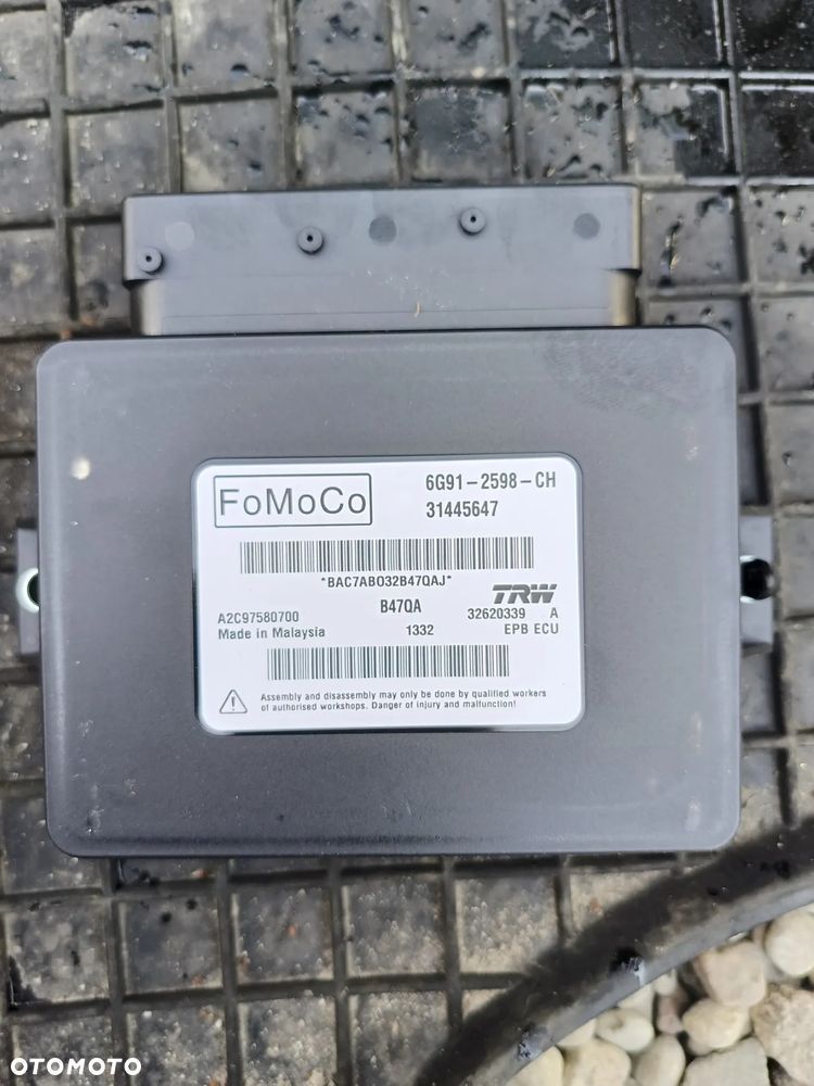 VOLVO XC60 I LIFT MODUŁ HAMULCA RĘCZNEGO STEROWNIK KOMPUTER 31445647 - 1