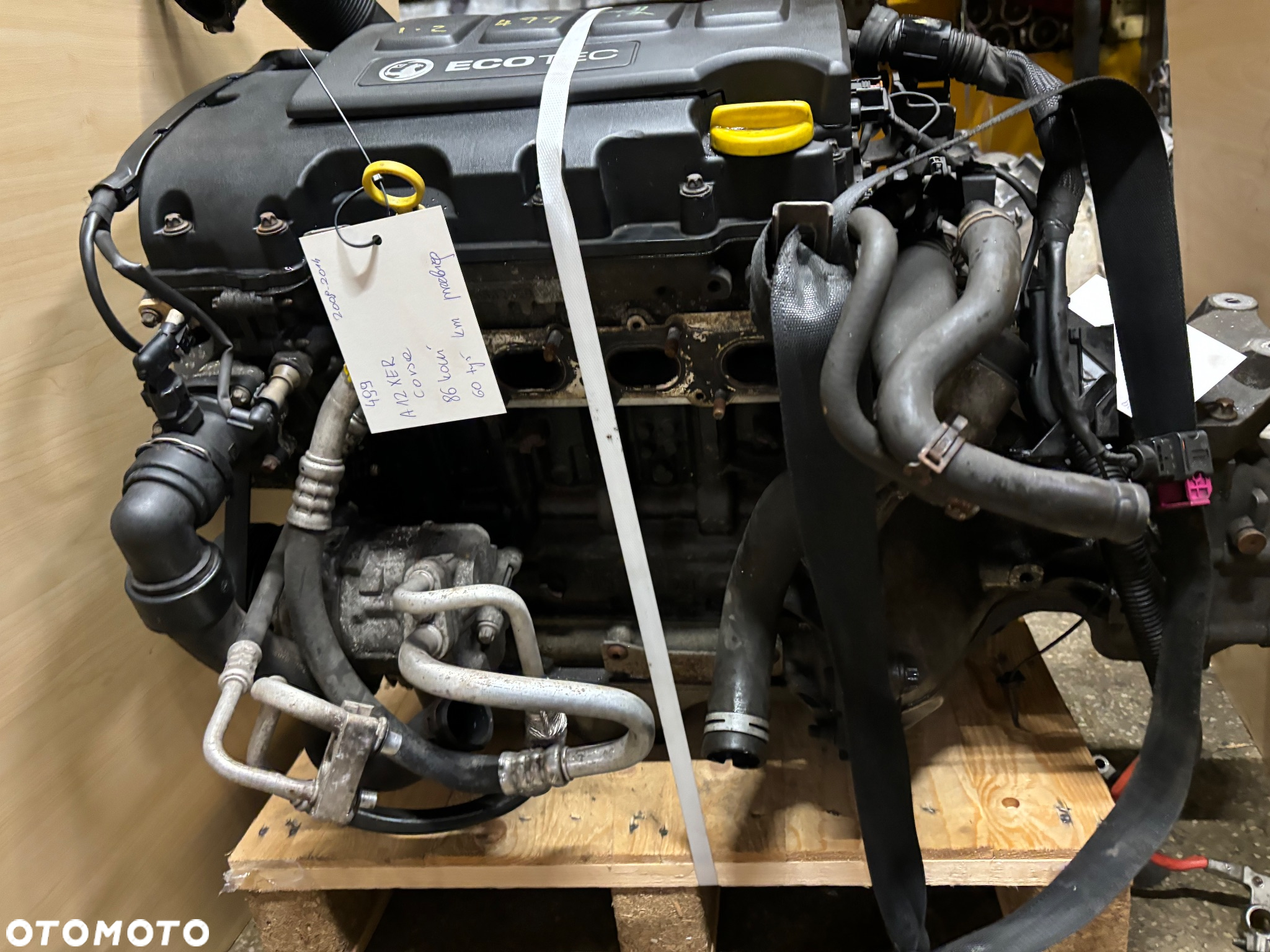 Silnik KOMPLETNY Z OSPRZETEM OPEL CORSA 1.2  A12XER przebieg 51 tys - 6