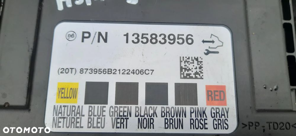 Licznik, panel sterowania, wentylator, przełącznik, zmieniarka CD, Obudowa filtra powietrza - OPEL ASTRA J - 34