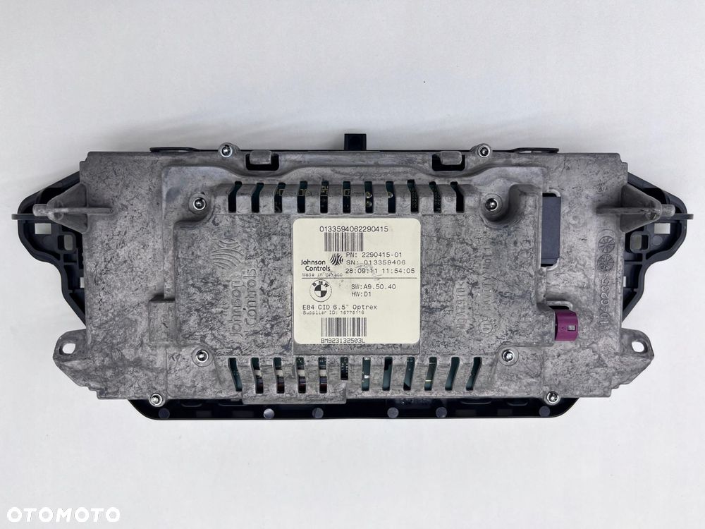 BMW E84 X1 EKRAN MONITOR WYŚWIETLACZ NAWIGACJI 9231325 - 4