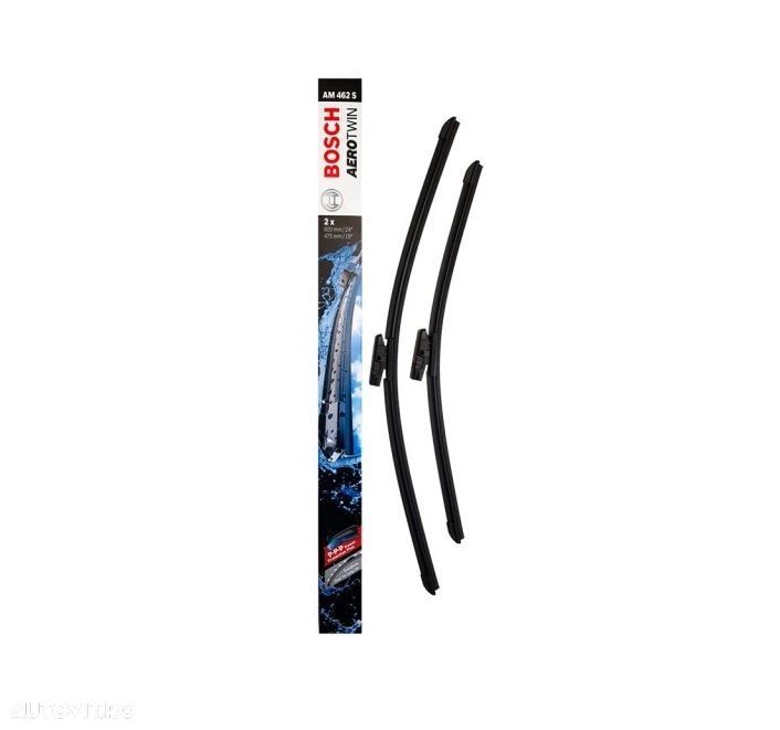 Set stergatoare parbriz Bosch BMW Seria 3 E90/E91, F30/31/34/35, X1 E84, Mercedes W176, C117, X156, Audi A3 8P, Infiniti Q30 QX30 Renault Koleos Skoda Octavia 2 Yeti, VW Golf 5 Golf 6 Jetta 1K Passat B6 - 1