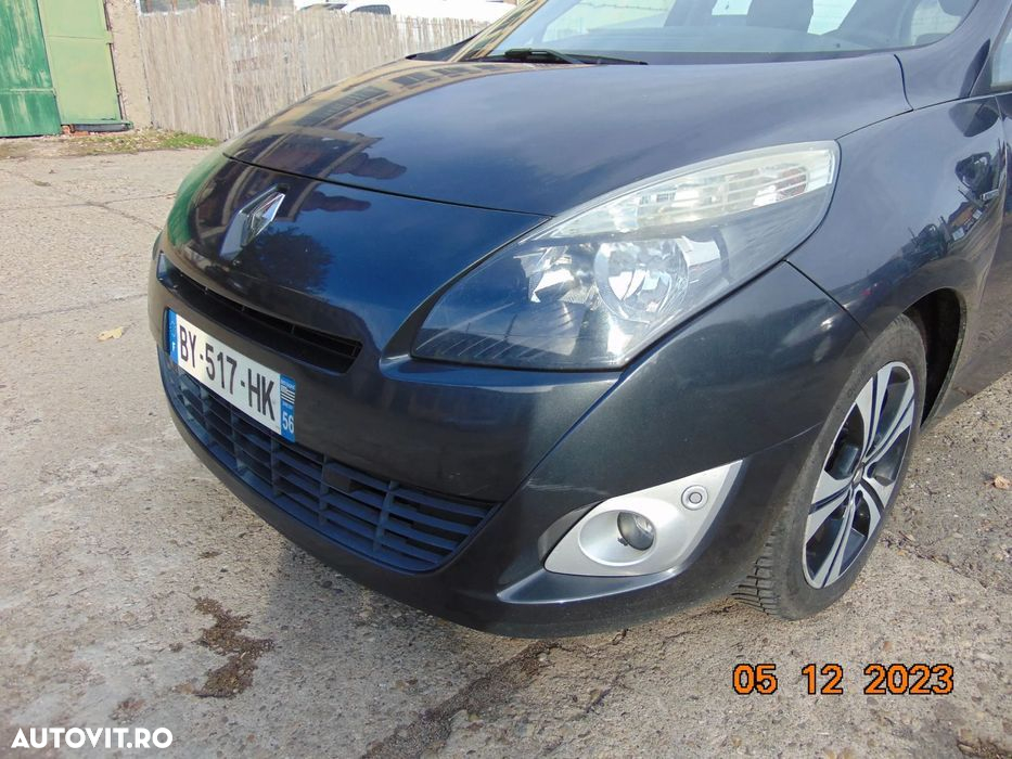 Fata completa renault Scenic 3 an 2009-2013 bara fata faruri aripi cap - 5
