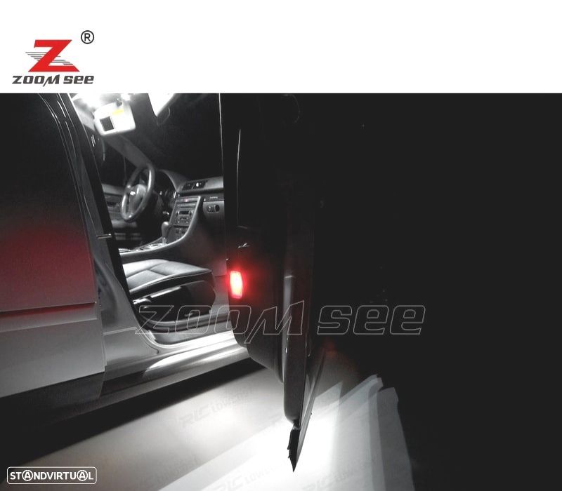 KIT COMPLETO DE 23 LÂMPADAS LED INTERIOR AUDI A4 S4 RS4 B6 B7 QUATTRO AVANT 02-08 - 2