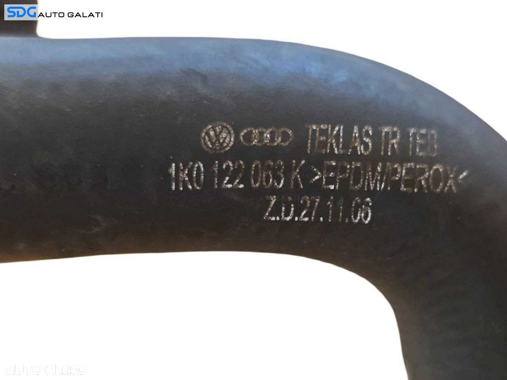 Furtun Conducta Apa Volkswagen Golf 5 1.4 TSI 2004 - 2008 Cod 1K0122063K [N4759] - 4