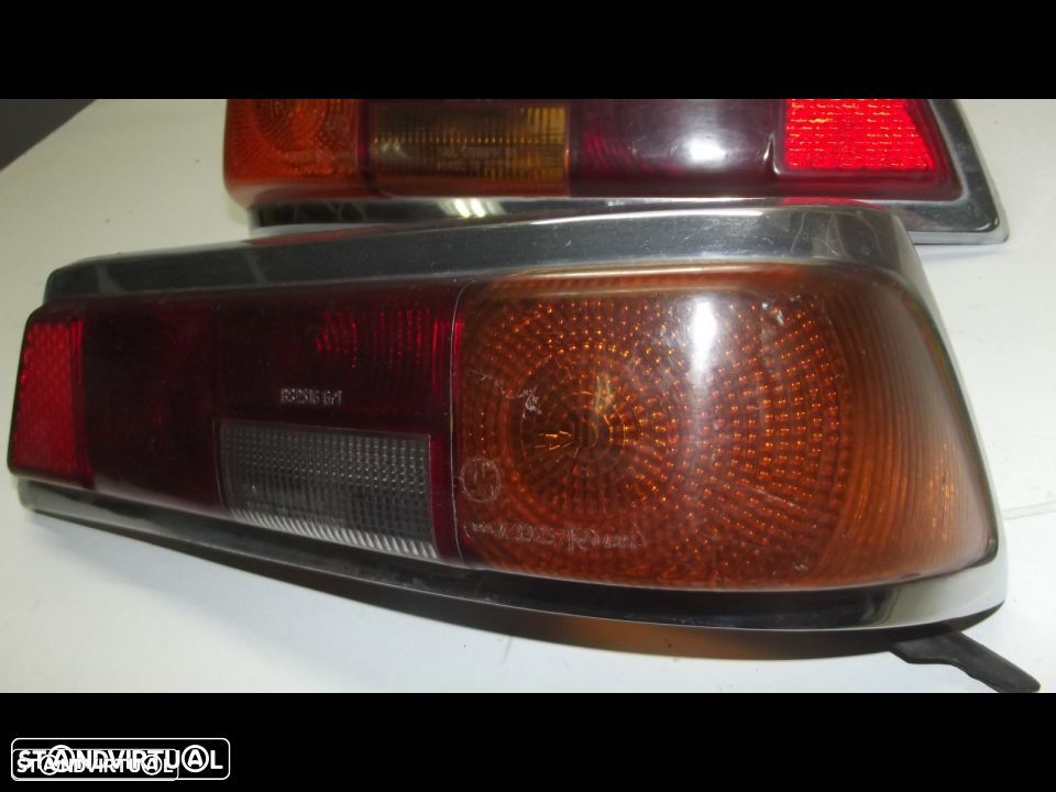 mercedes antigo farolins completos c/borracha - 1