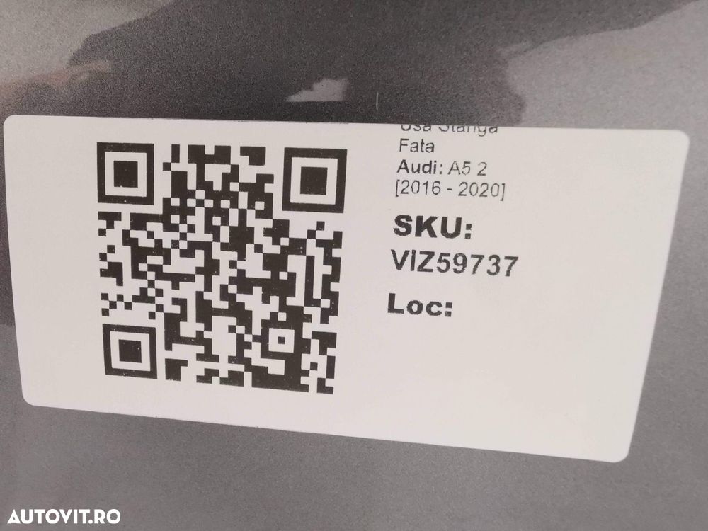 Usa Stanga Fata Audi A5 2 2016 2017 2018 2019 2020 Originala - 8