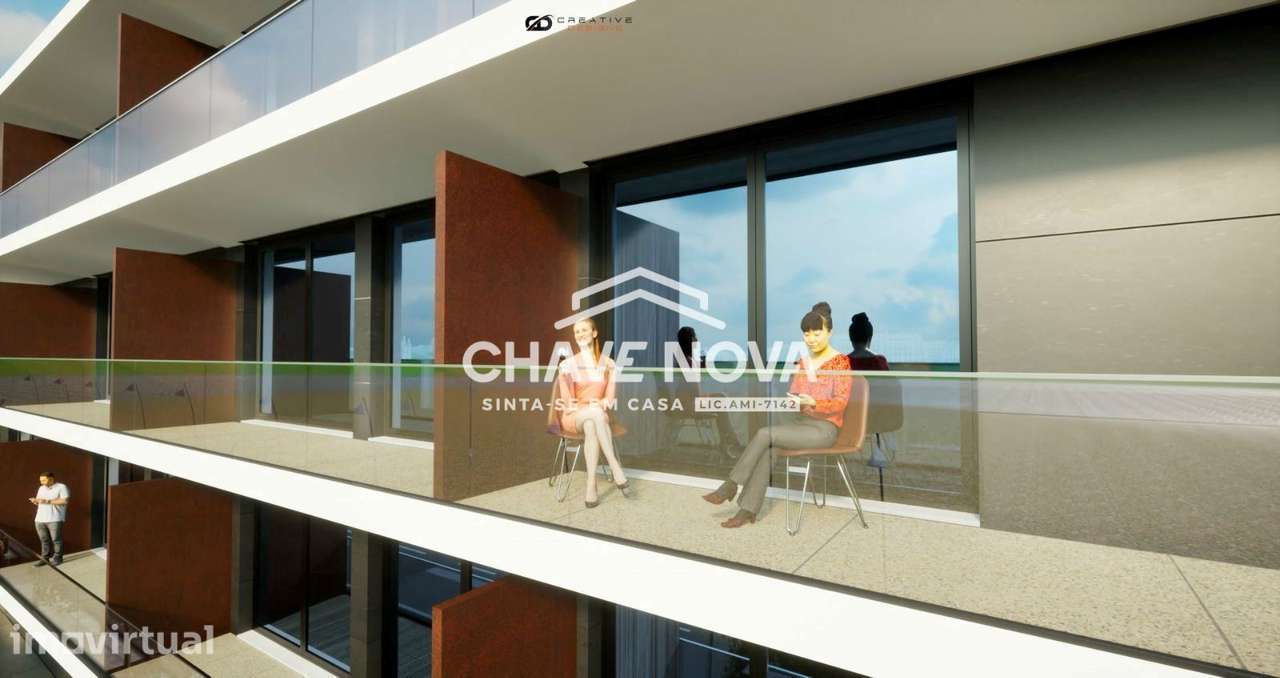 T3 Novo c/ 2 Lugares de Garagem no Empreendimento LUX FEIRA - Grande imagem: 2/24