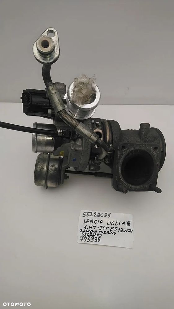 TURBINA 1.4 T-JET 135KM 140KM E5 DELTA II 55228036 793996 - 3