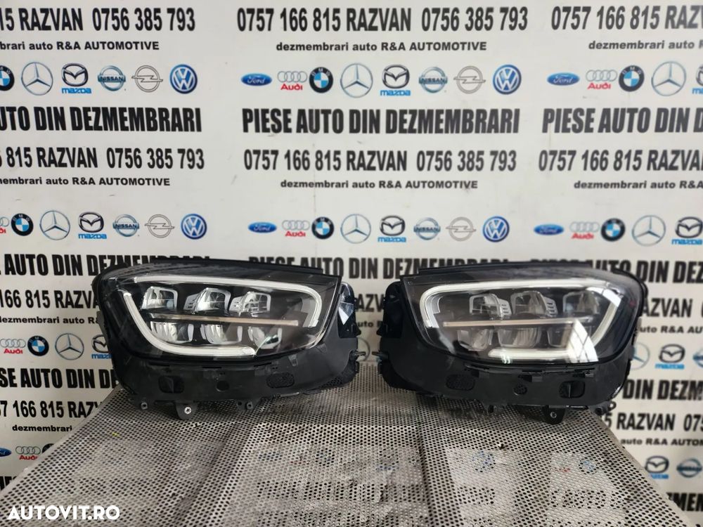 Faruri Far Stanga Dreapta Full Led Mercedes GLC W253 X253 Facelift Complete An 2019-2020-2021-2022 - 1