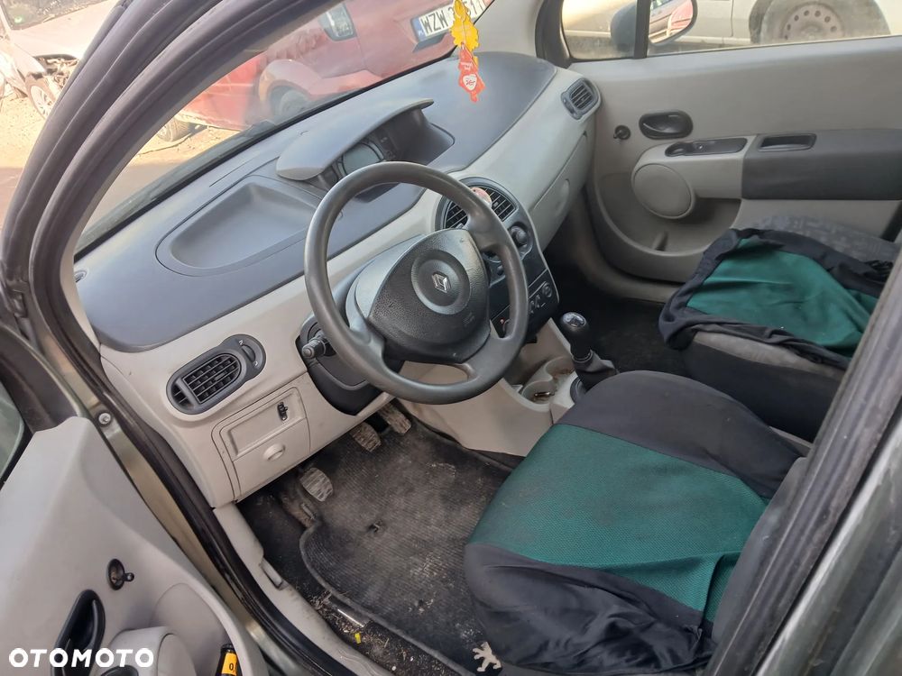 renault modus tec67 maska zderzak lampa grill błotnik drzwi zbiornik paliwa szyba lusterko - 4