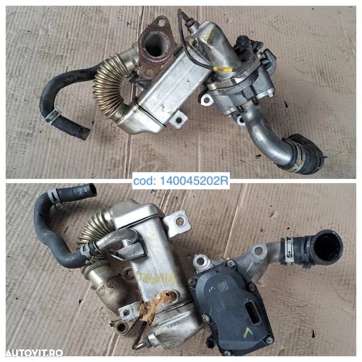 fulie motor galerie admisie turbina racitor gaze EGR clapeta egr rampa injectoare pompa inalta presiune galerie evacuare renault trafic 3 opel vivaro B fiat talento 1.6d 1.6dci 1.6 cdti motor r9m r9mh413 2014 - 2018 - 6