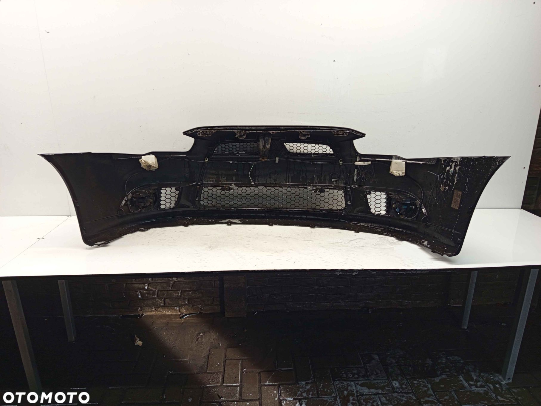 ZDERZAK PRZÓD PRZEDNI | MITSUBISHI LANCER HALOGENY CZARNY - 5