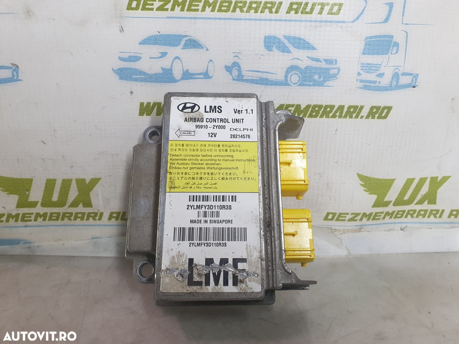 Calculator airbag 95910-2y000 Hyundai ix35 1 [2009 - 2013] 2.0 crdi D - 1