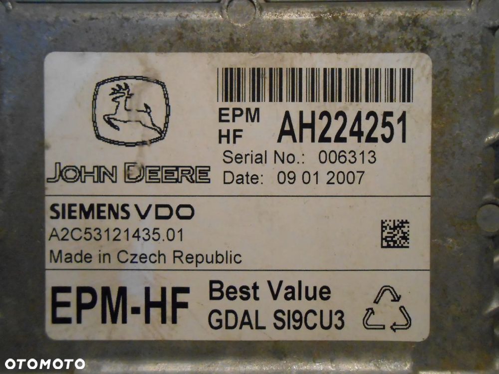 Sterownik EPM-HF moduł komputer John Deere 6930 - 2
