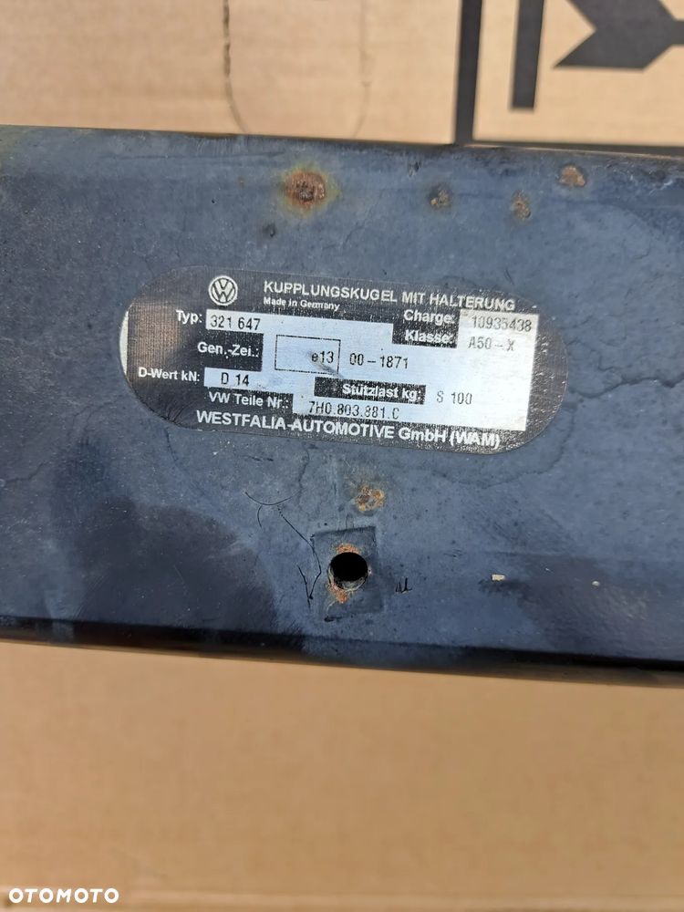 Hak Holowniczy VW T5 T6 Transporter Multivan 7H0803881C WESTFALIA 321647 - 6