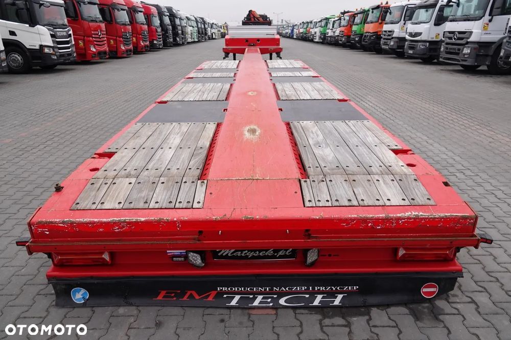 EMTECH NACZEPA LAWETA / NISKOPODWOZIE / ROZCIĄGANA / DŁUGOŚĆ : 16 M / 2021 ROK - 15