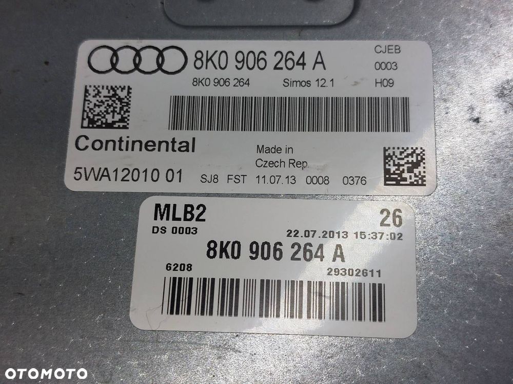 ZESTAW STARTOWY AUDI A5 8T 8K0906264A 8R0907468M 8K0905852E 8T0920932M - 2
