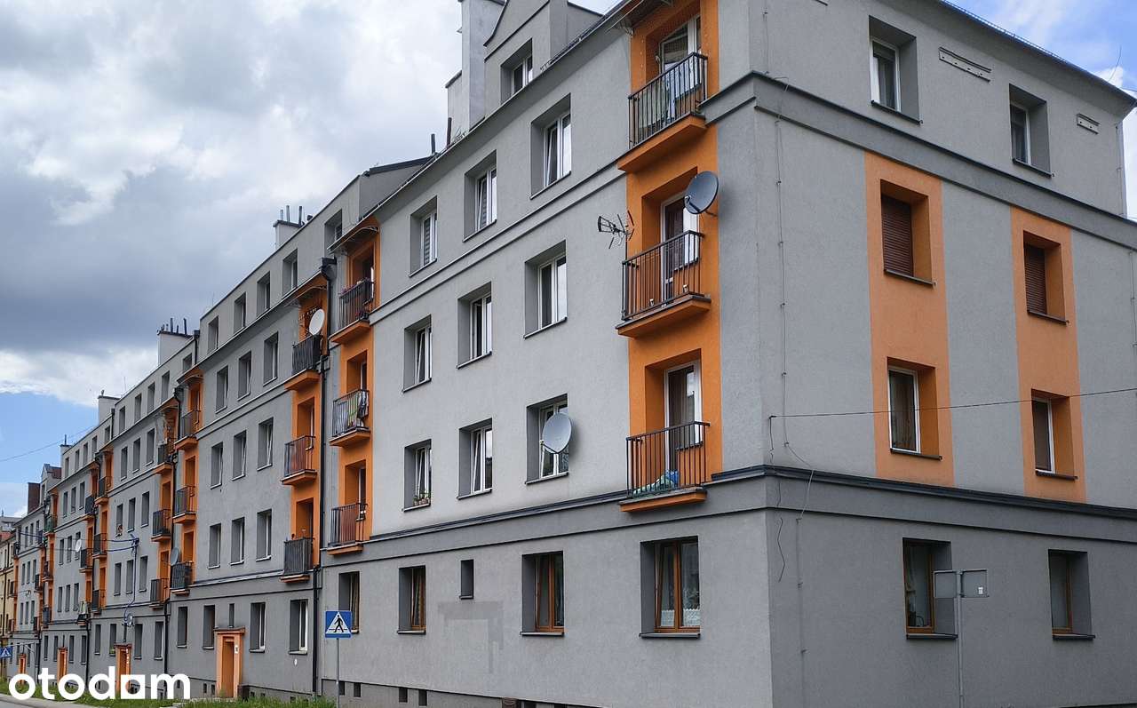 Czeladź, Tuwima | 2 pokoje 47 m², balkon, piwnica, ogrzew gaz, parking