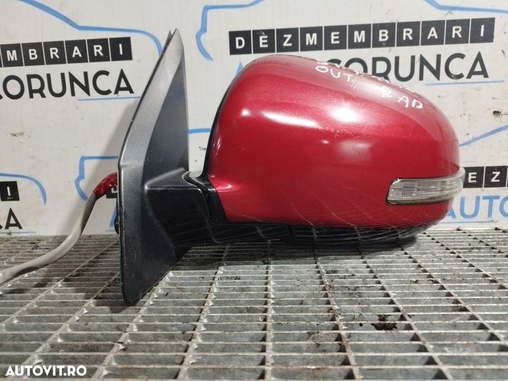 Oglinda stanga Mitsubishi Outlander Facelift 2009 - 2012 4 Usi ROSU (1149) Rabatabile - 1