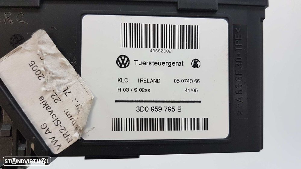 MOTOR ELEVADOR TRASEIRO ESQUERDO VOLKSWAGEN TOUAREG (7LA) TDI R5 - 3