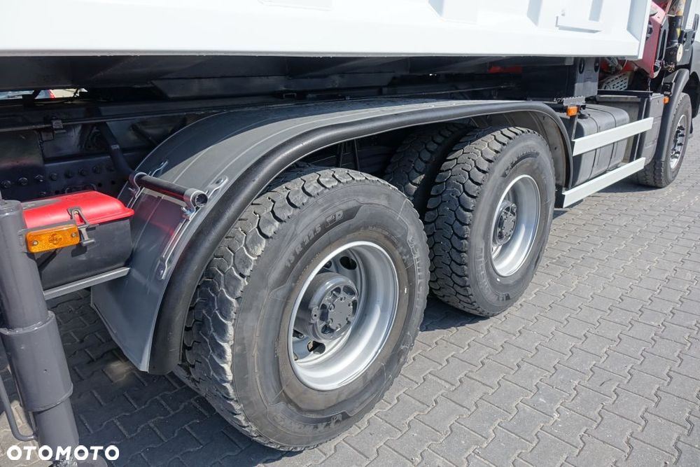 Renault KERAX 440 6X4 / MANUAL / WYWROTKA / DWUSTRONNA / KLAPO-DRZWI / HYDROBURTA / HDS FASSI F215C - 22