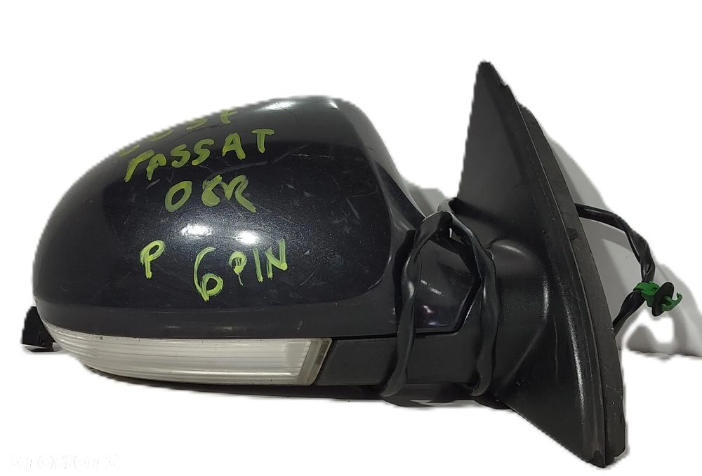 lusterko prawe przednie przód VW PASSAT B6 05-10 6 PIN LC5F - 1