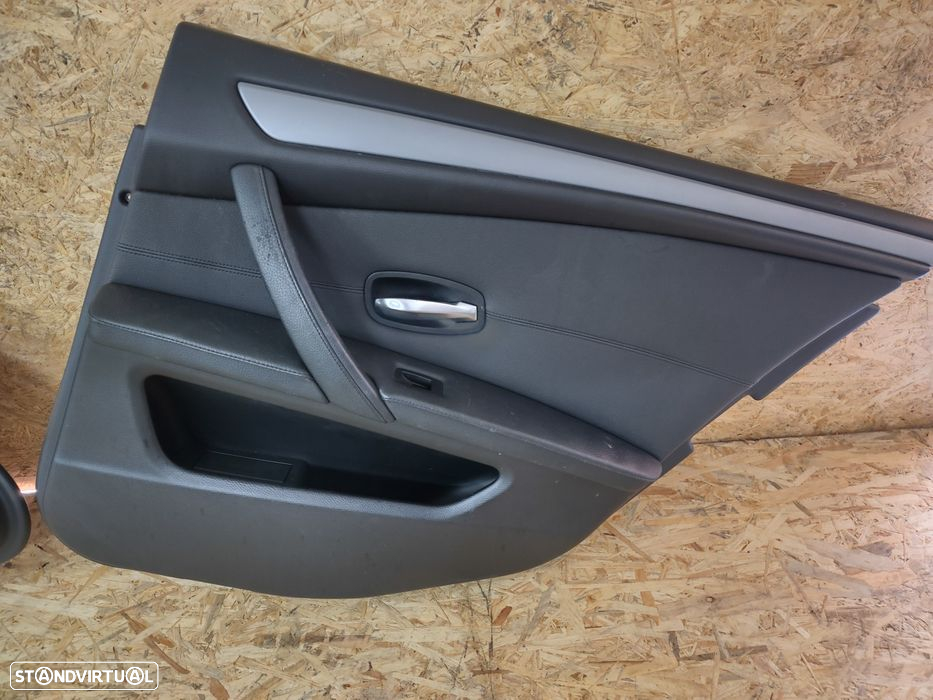 Quartelas Cartões de Porta Traseiras Bmw Serie 5 E61 Lci - 3