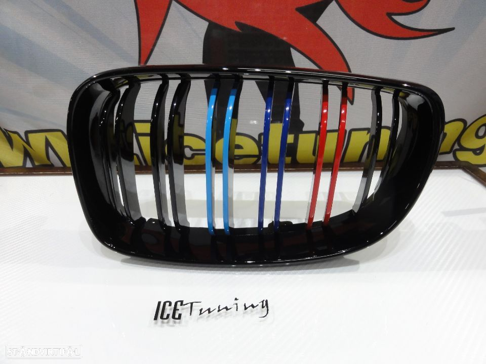 Grelha frontal BMW E46 COUPE / CABRIO 99-03 M4 look / dupla lamina C/2 anos de garantia - 2