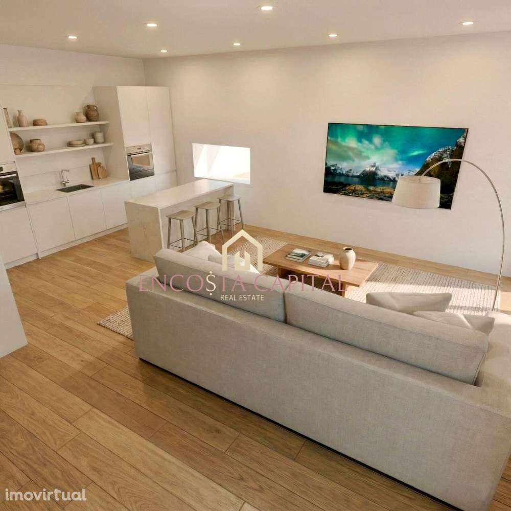 Apartamento T1 Condomínio fechado com piscina - Grande imagem: 5/19