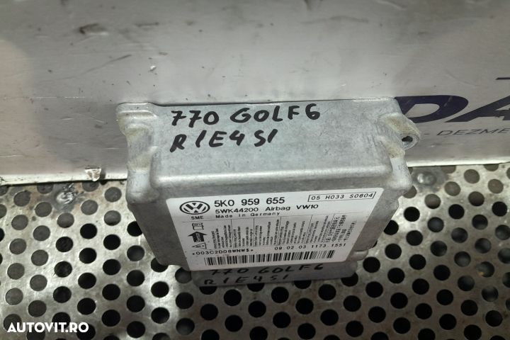 Calculator airbag 5K0959655 5K0959655 Volkswagen VW Golf 6 [2008 - 20 - 2