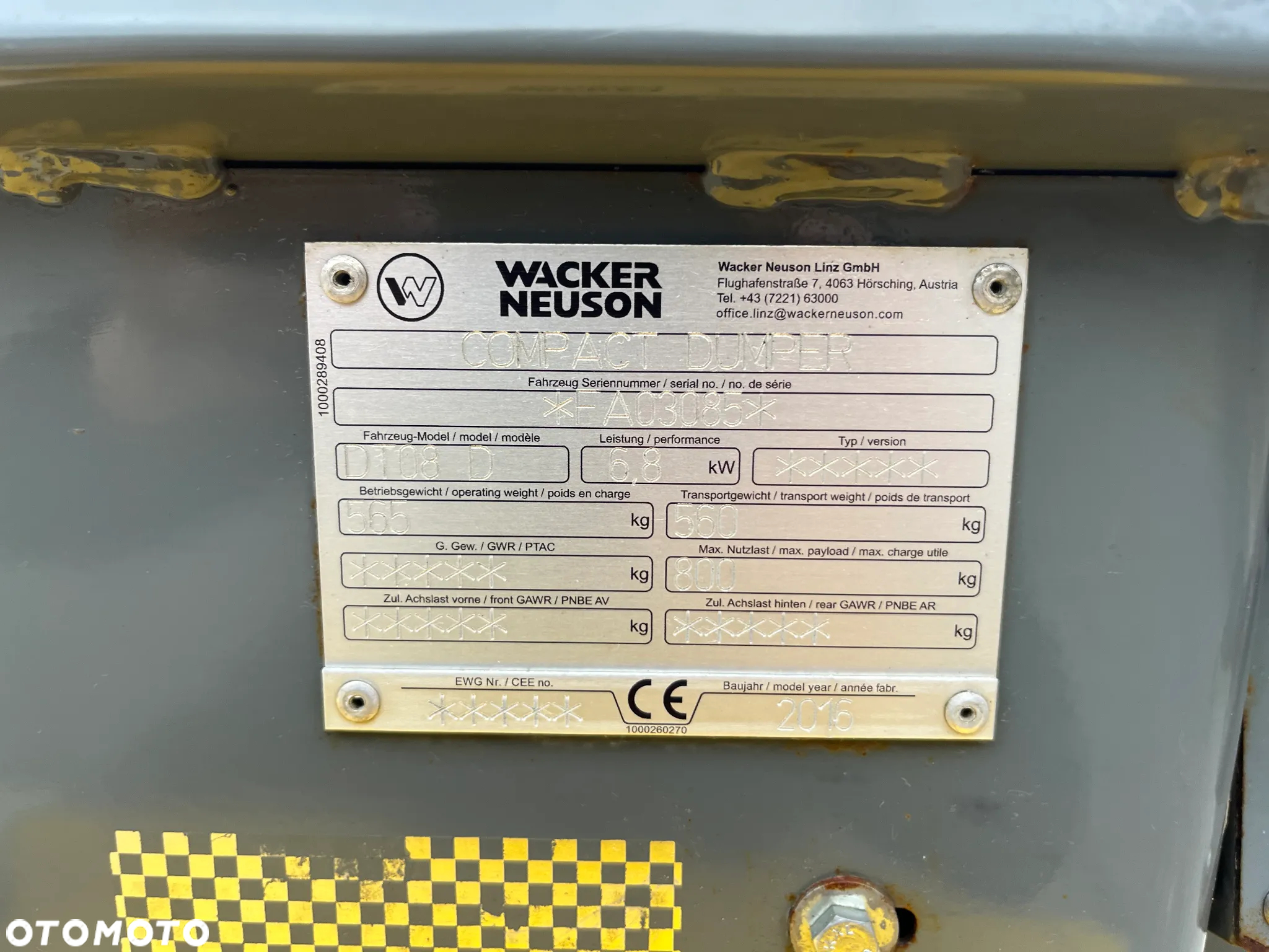 Wacker Neuson DT 08 - 20