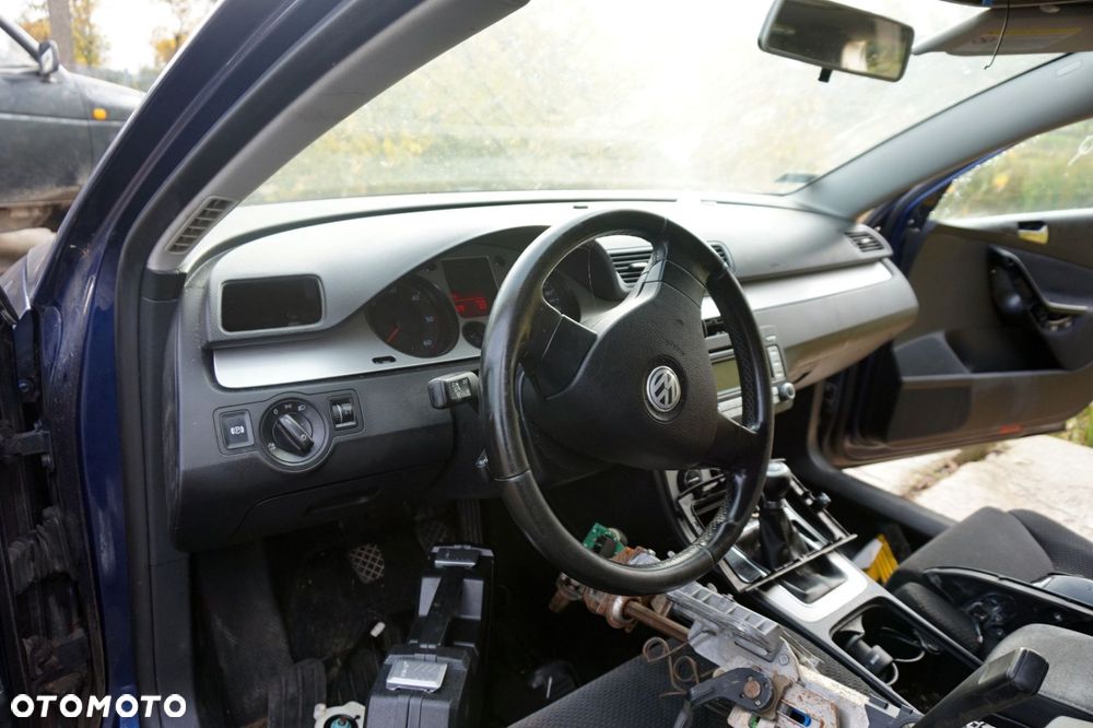 VOLKSWAGEN PASSAT B6 KOMBI 2007 LD5Q 2.0 TDI BKP 140KM KDN GRANATOWY na części - 10