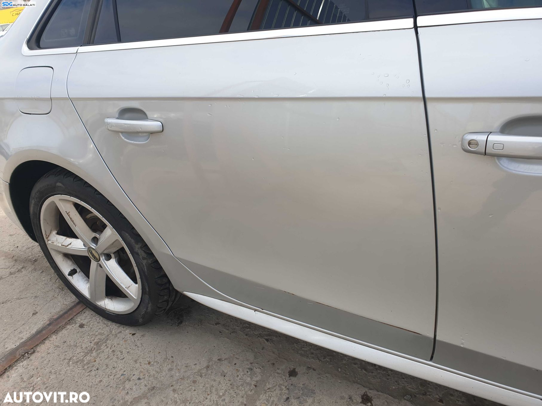 Usa Usi Portiera Portiere Dreapta Spate Dezechipata cu Imperfectiune Audi A4 B8 Berlina Sedan 2008 - 2015 Culoare LX7W [K2299] - 2