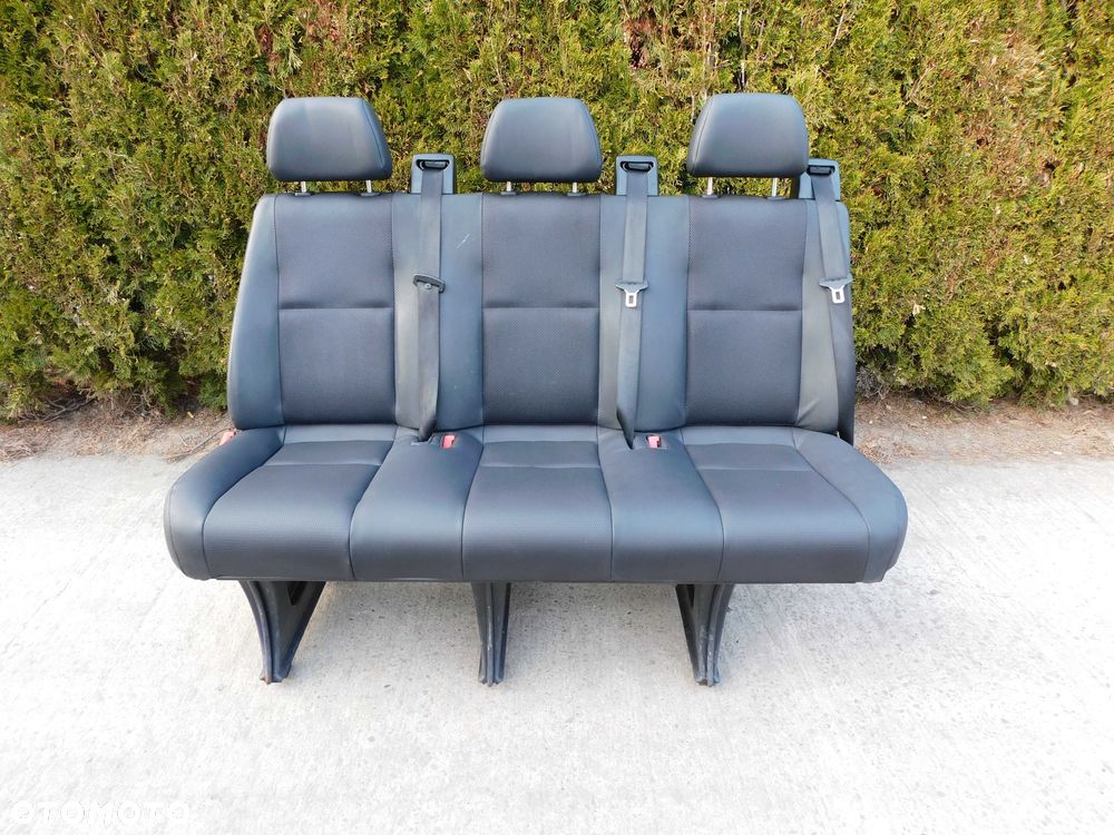 Fotel siedzenie ławka trójka potrójna na pake Sprinter 906 / Crafter - 1