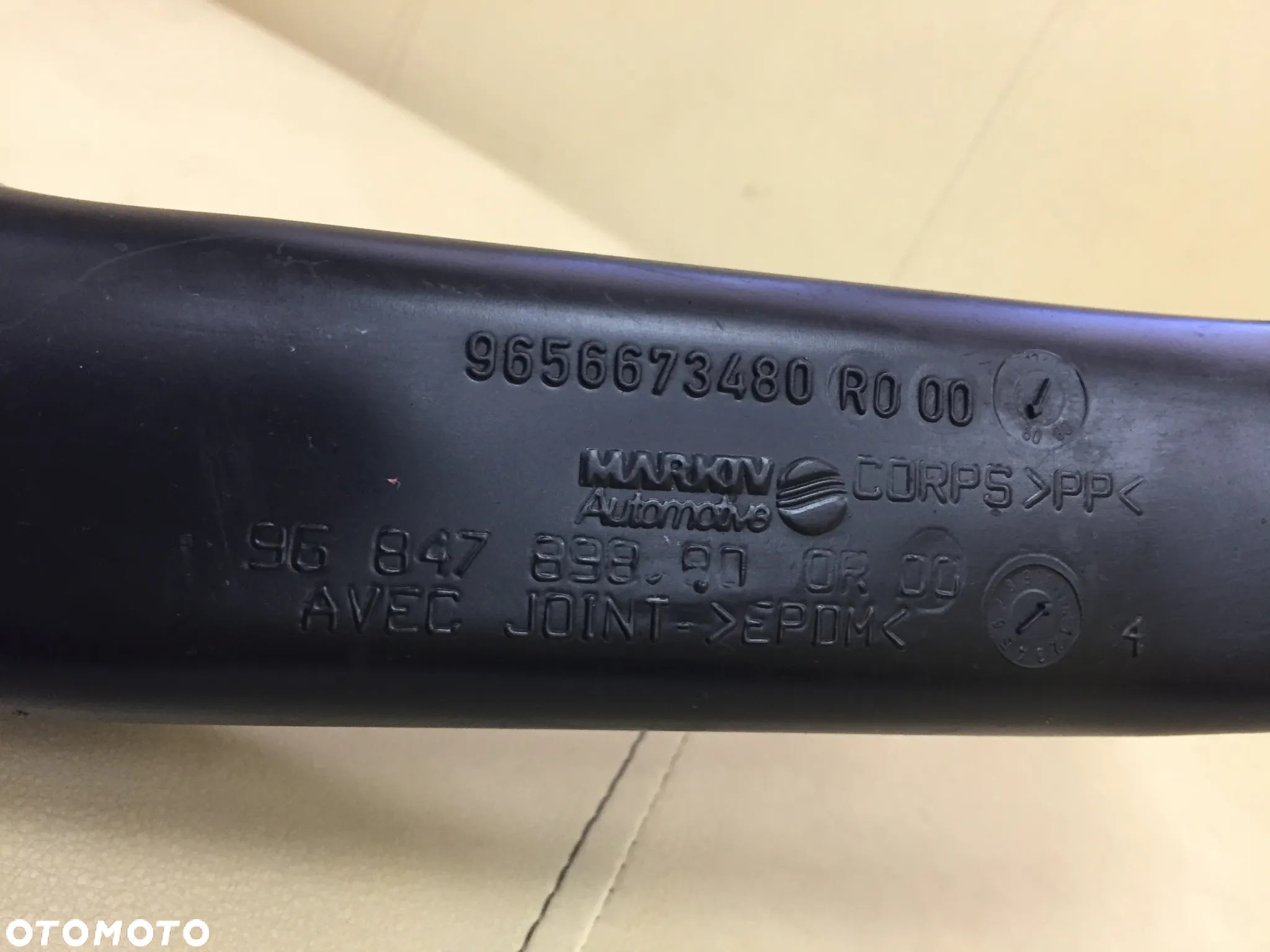 RURA PRZEWÓD POWIETRZA CITROEN PEUGEOT 1.6 HDI 9656673480 - 8