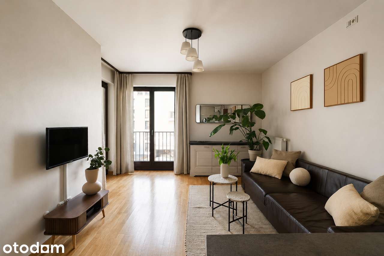 Apartament 2-pokojowy w stylu skandynawskim | Muranów