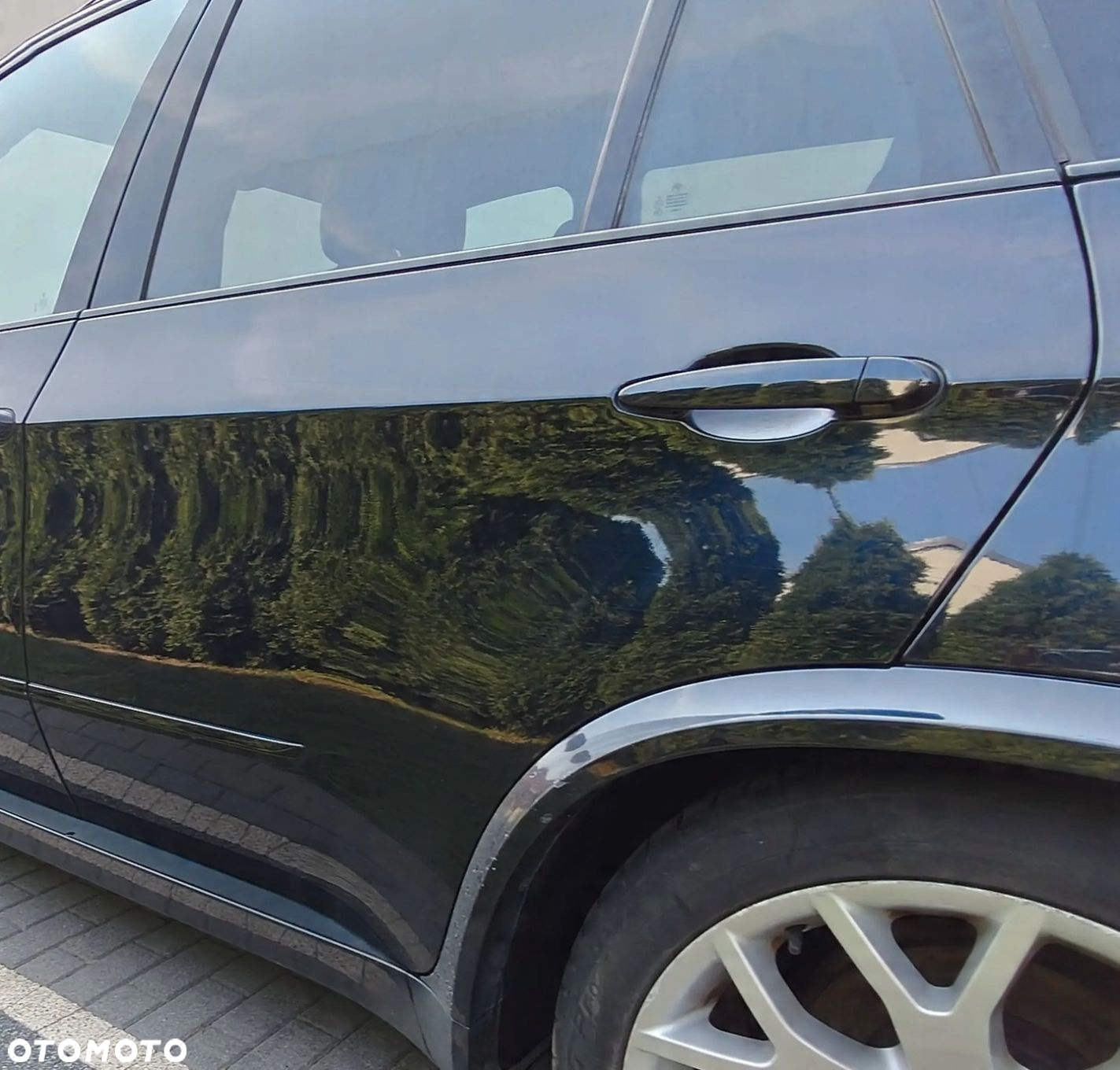 BMW X5 E70 LIFT DRZWI LEWE TYLNE LEWY TYŁ 416/9 CARBONSCHWARZ METALLIC - 3
