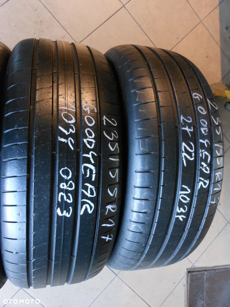 Opony 235/55r17 goodyear eagle f1 asymmetric 6 2x 7mm 2x6mm lato komplet - 3