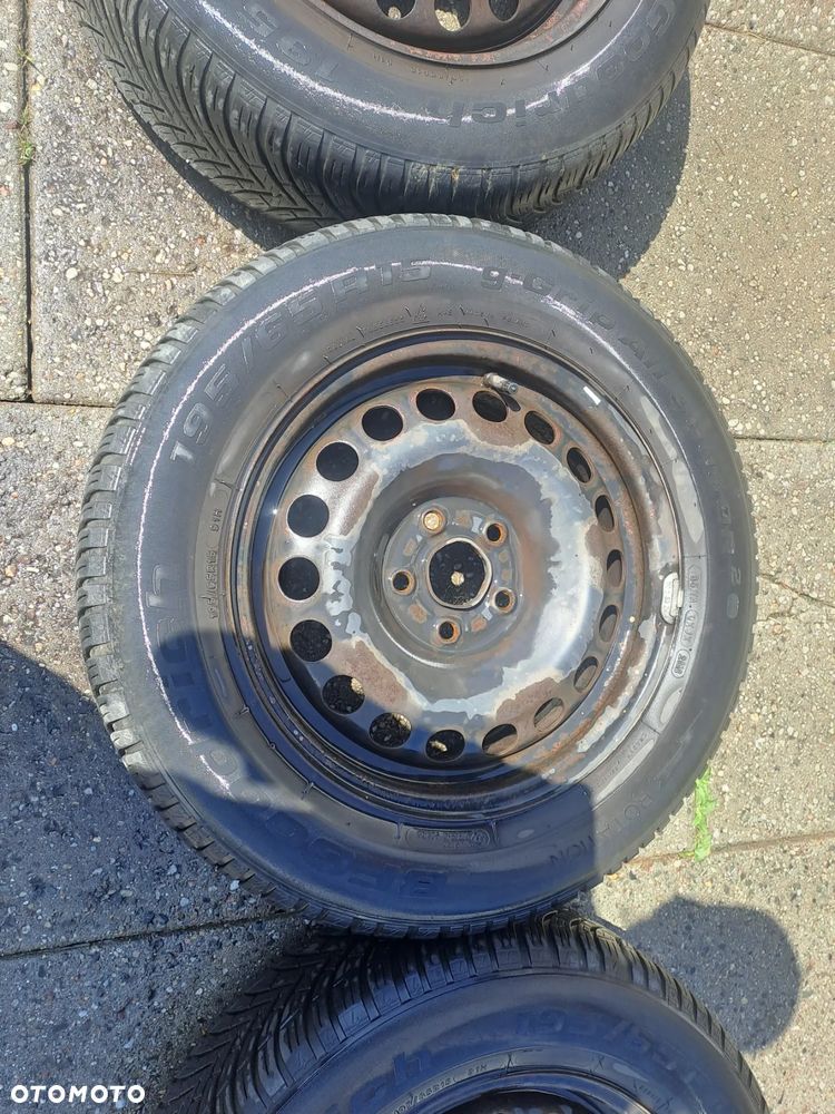 Chevrolet Aveo T300 komplet felg z oponami zima 5x105 195/65 R15 - 5