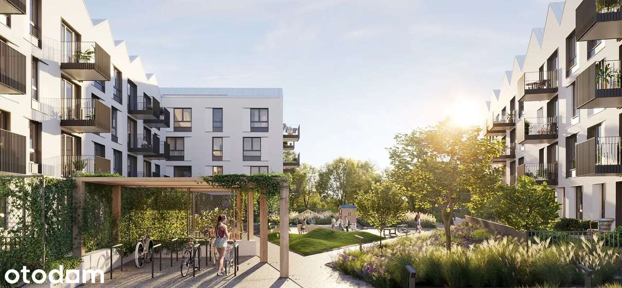 2-pokojowe mieszkanie 42m2 + balkon Bez Prowizji