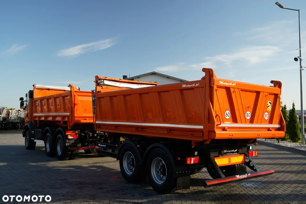 Scania G 440 / 6x6 / ZESTAW / WYWROTKA TRZY-STRONNA / 2X HYDROBURTA /PRZYCZEPA MEILLER / MANUAL - 11