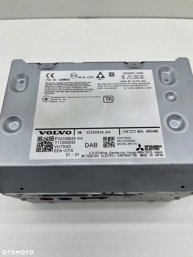 VOLVO XC40 CZYTNIK NAWIGACJI RADIO 32326634 - 3