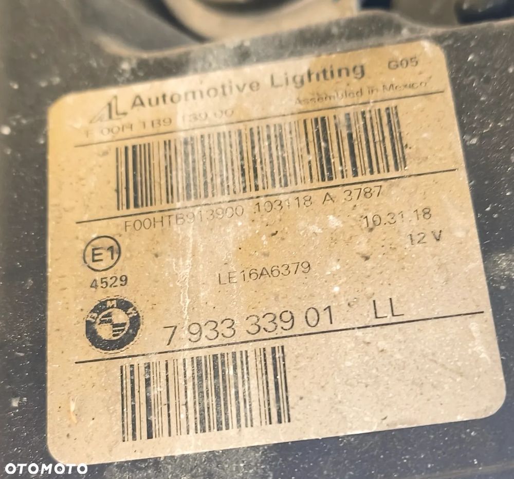 BMW X5 G05 20r LAMPA LEWY PRZÓD LASER LED 7933339 EUROPA KOMPLETNA - 7