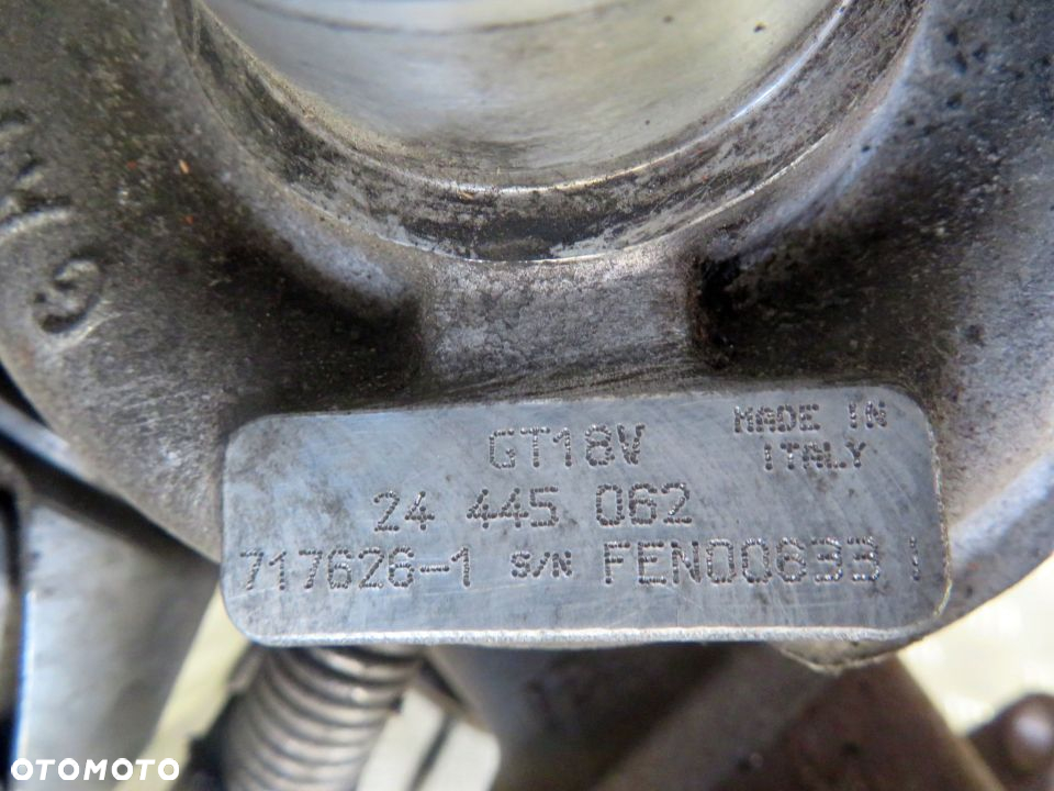 TURBOSPRĘŻARKA TURBINA TURBO VECTRA C 2.2 DTI 24445062 717626-1 OPEL 2002-2005 - 3