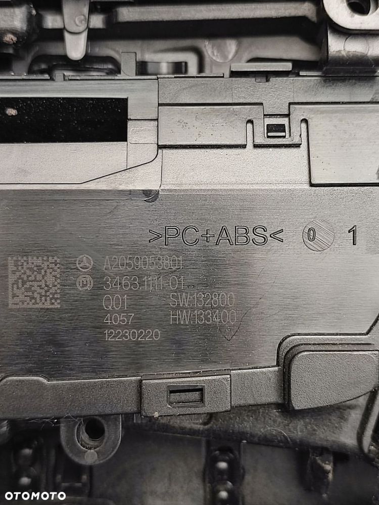 MERCEDES C KLASA W205 PANEL STEROWANIA A2059053801 - 2