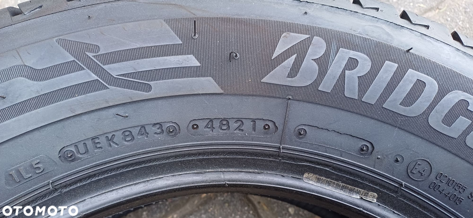 BRIDGESTONE 215/65R16C 109/107T , pojedyńcza opona wielosezonowa. - 5